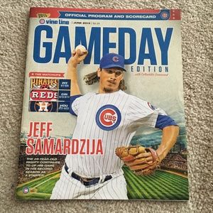 Collectible: Chicago Cubs Vine Line Scorecard Program June 2013